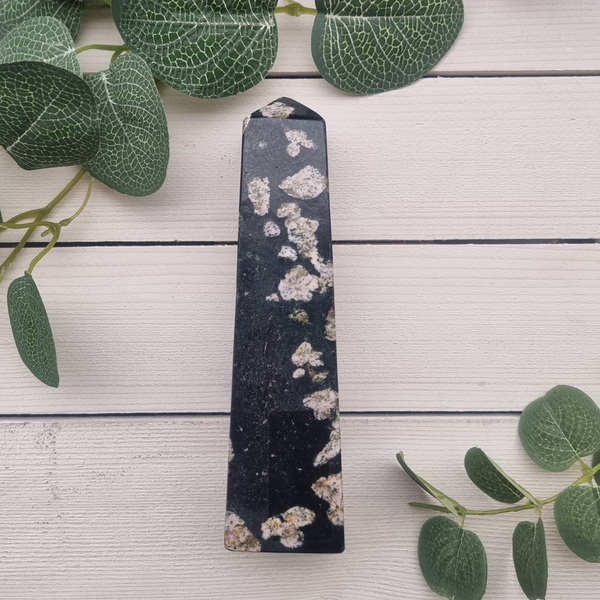 Rose Petal Jasper Obelisk 15cm