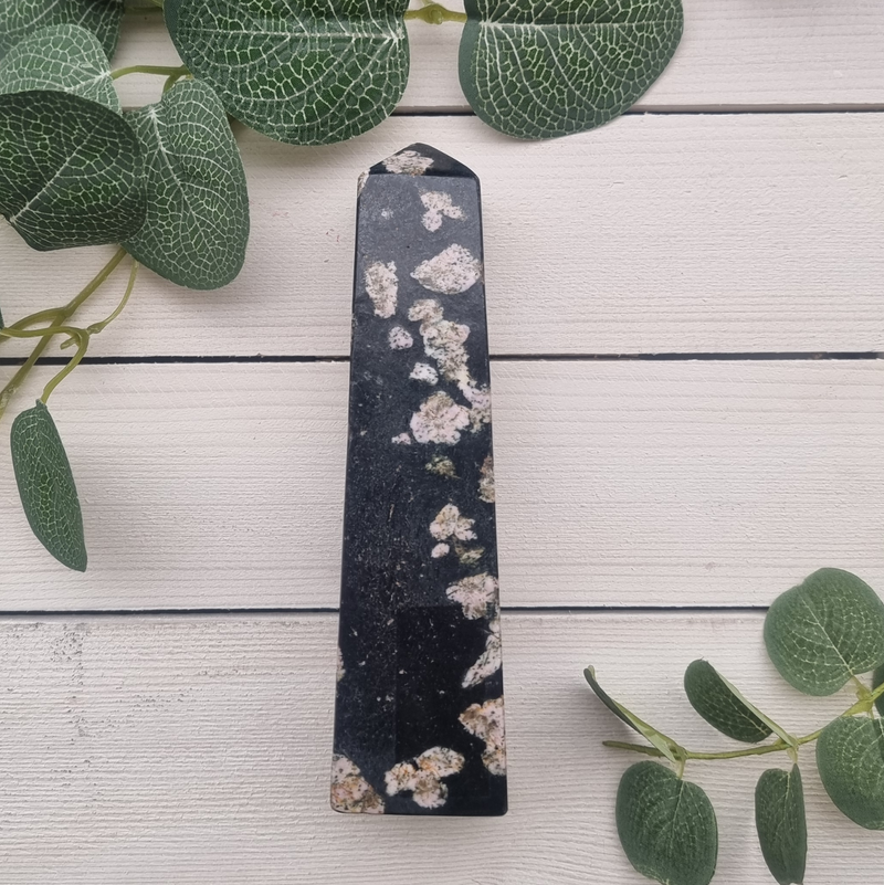 Rose Petal Jasper Obelisk 150mm