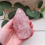 Rose Quartz Flame 100mm