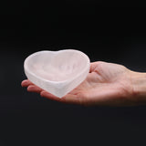 Selenite Heart Bowl 10cm