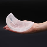 Selenite Moon Shaped Bowl 15cm