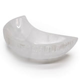 Selenite Moon Shaped Bowl 15cm