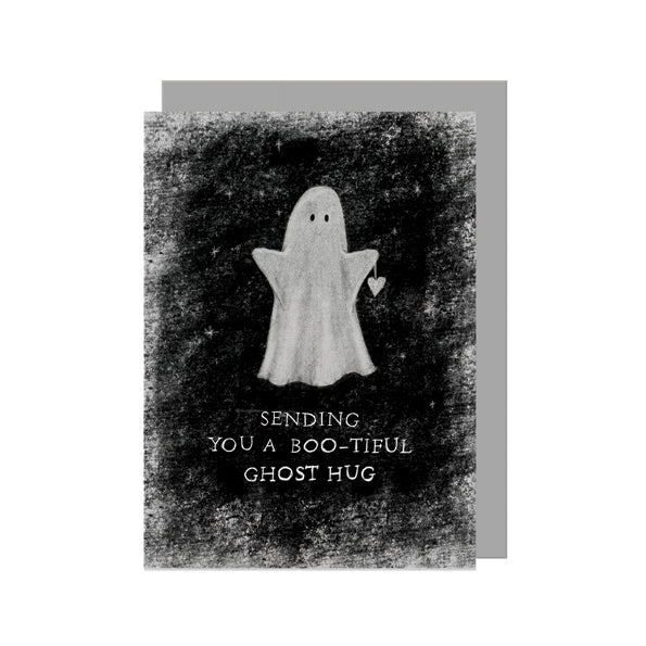 Sending You a Boo-tiful Ghost Hug Greeting Card