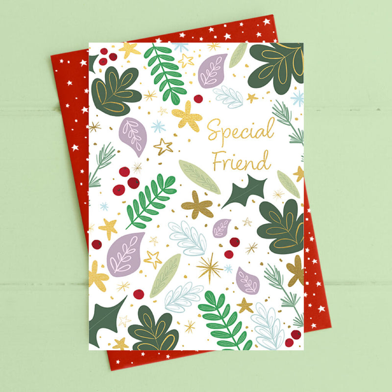 Special Friend Christmas Greeting Card