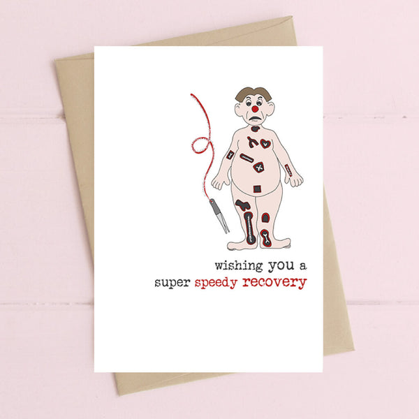 Operation - Speedy Recovery Greeting Card