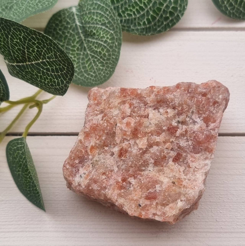 Sunstone With One Polished Side