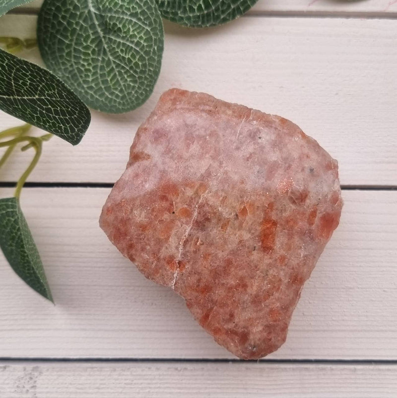 Sunstone With One Polished Side