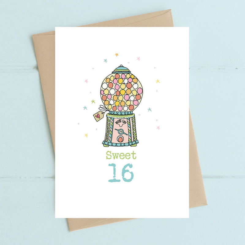 Sweet 16 Greeting Card