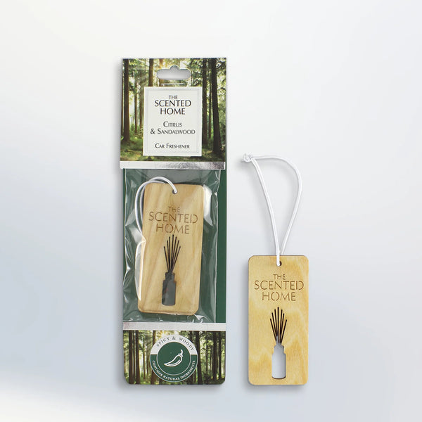 The Scented Home Citrus & Sandalwood Car Freshener