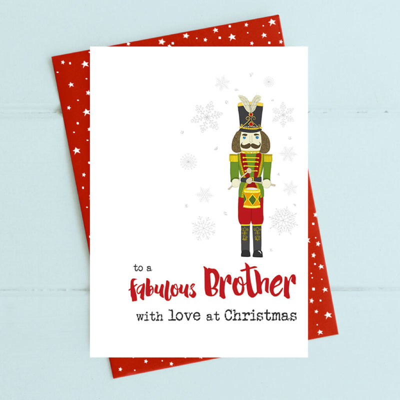 Brother - With Love At Christmas Greeting Card