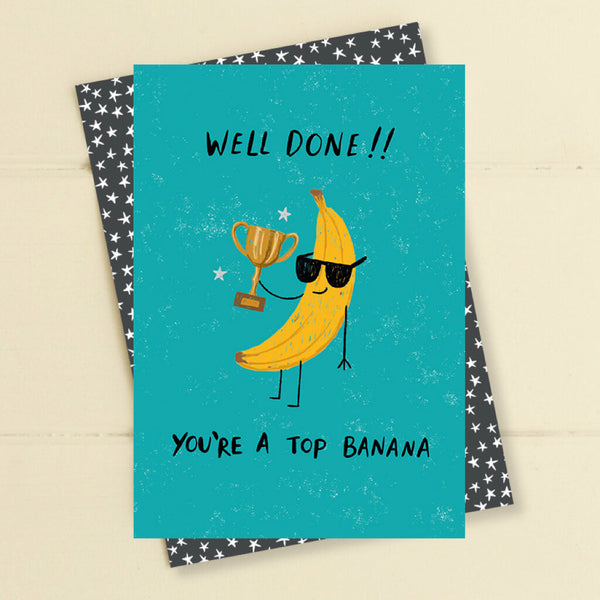 Top Banana Greeting Card