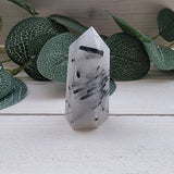 Tourmalinated Quartz Point