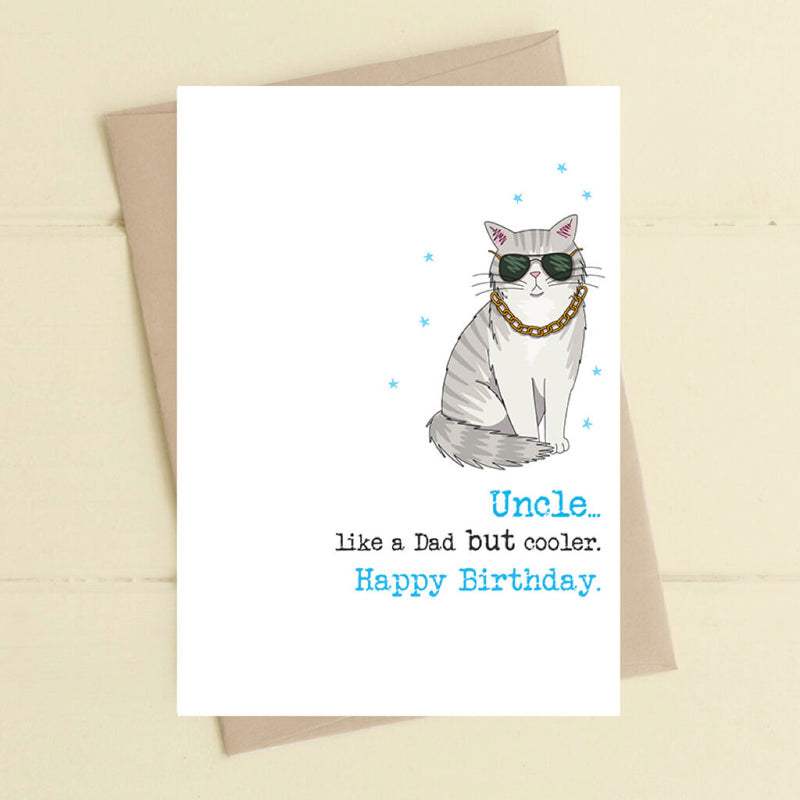 Uncle - Like Dad But Cooler Greeting Card