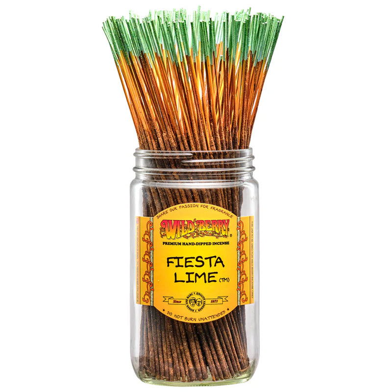 Wildberry 10 inch Fiesta Lime Incense Sticks