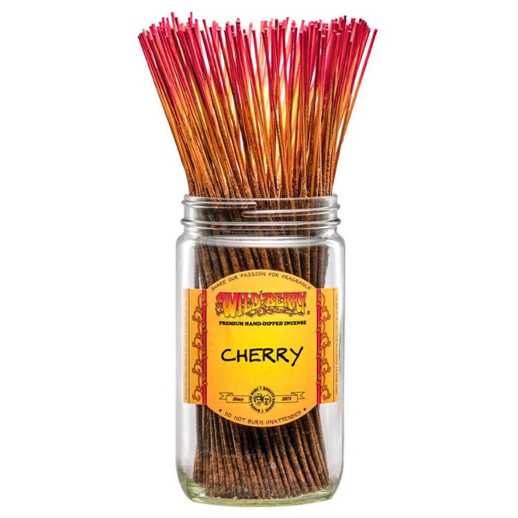 Wildberry 10 inch Cherry Incense Sticks