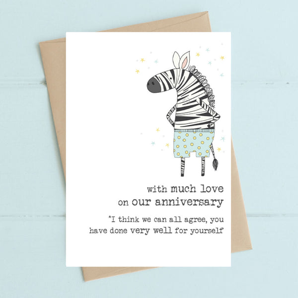 Anniversary - You've Done Well Greeting Card