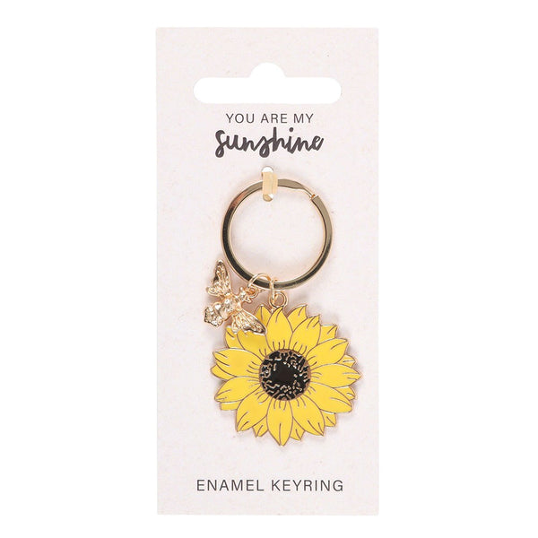 You Are My Sunshine Enamel Keyring