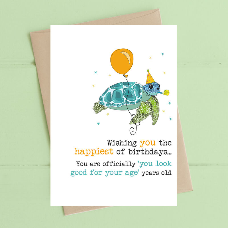 You Look Good For Your Age Years Old Greeting Card | Clouds