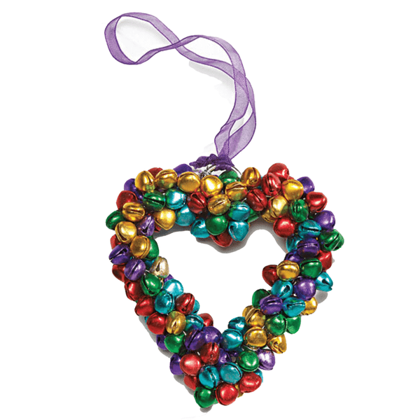 Singing Bell Heart Decoration - Medium